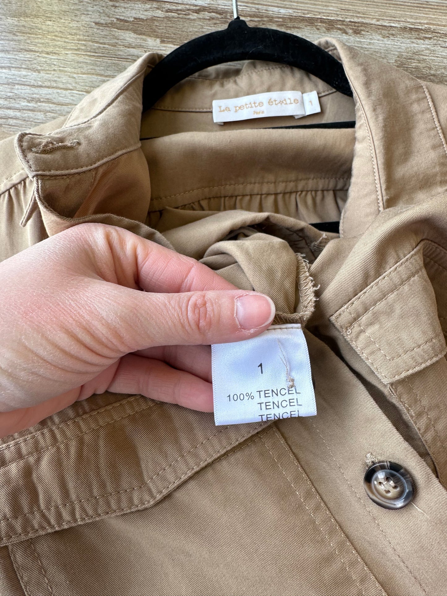 Combinaison beige safari T.36/38