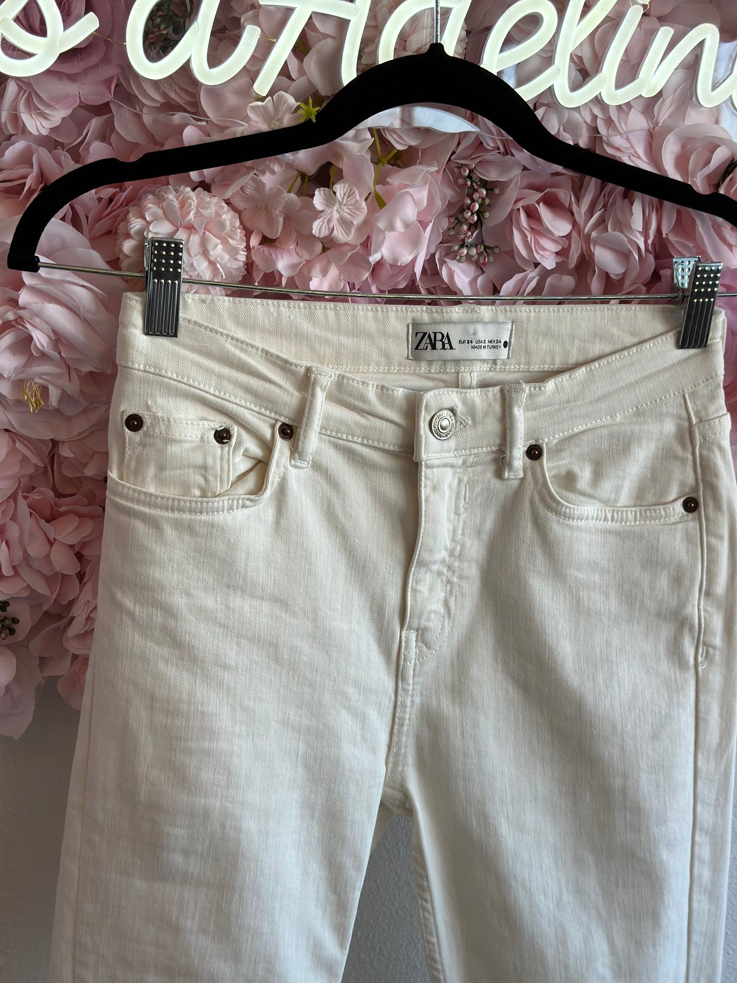 Jean skinny blanc T.34