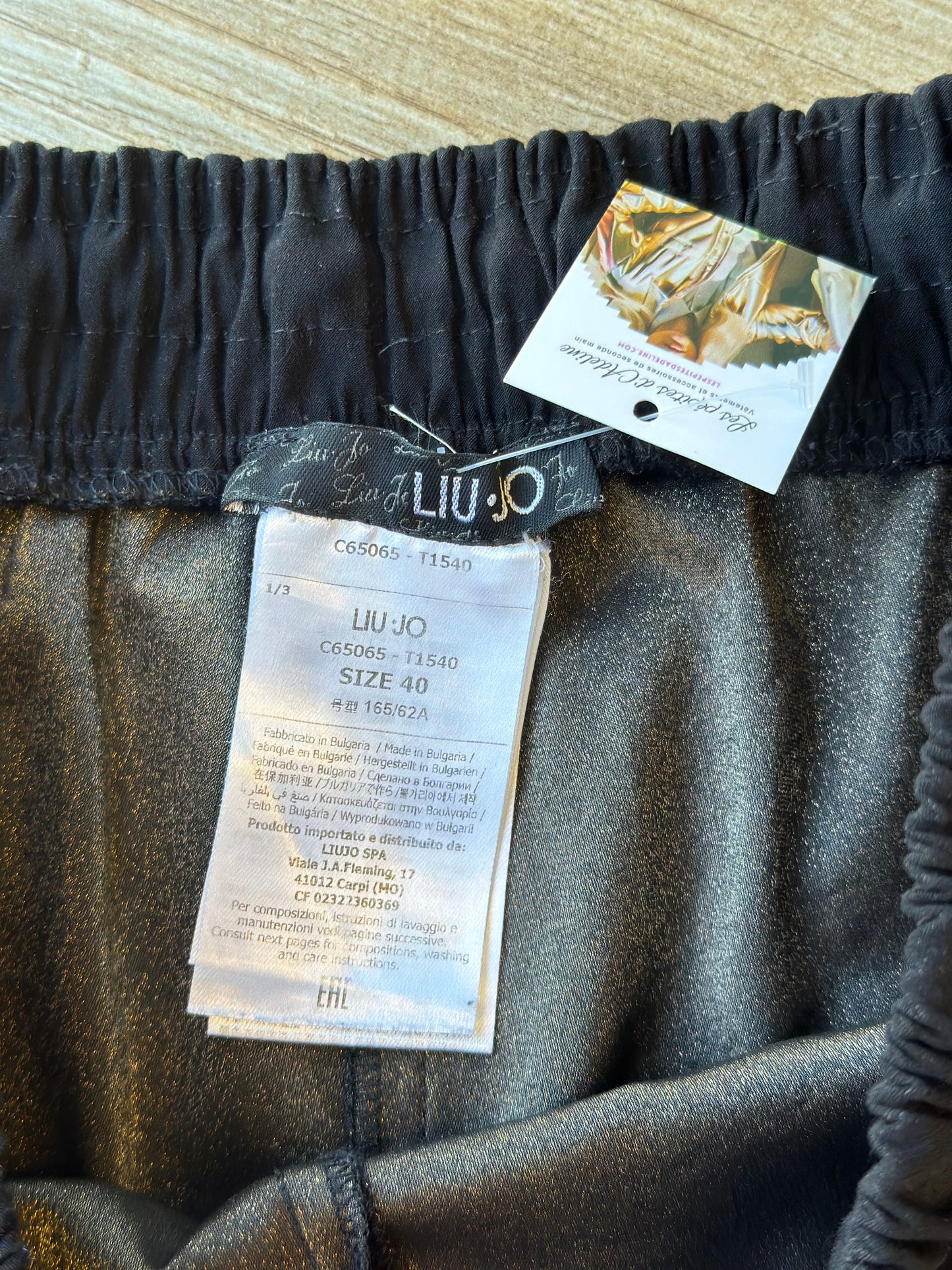 Pantalon noir et doré, T.36