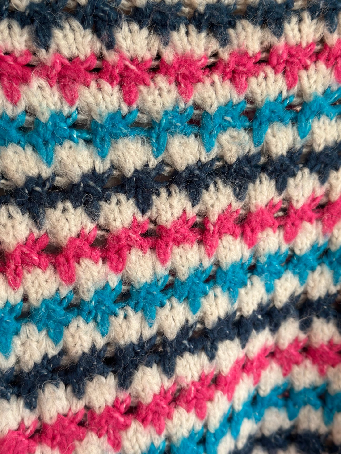 Pull en maille colorée T.36