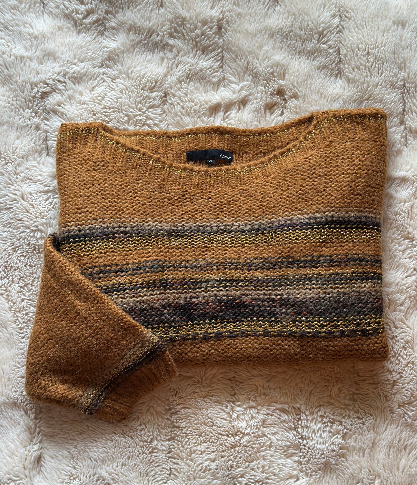 Pull tout doux en maille laine & alpaga T.42