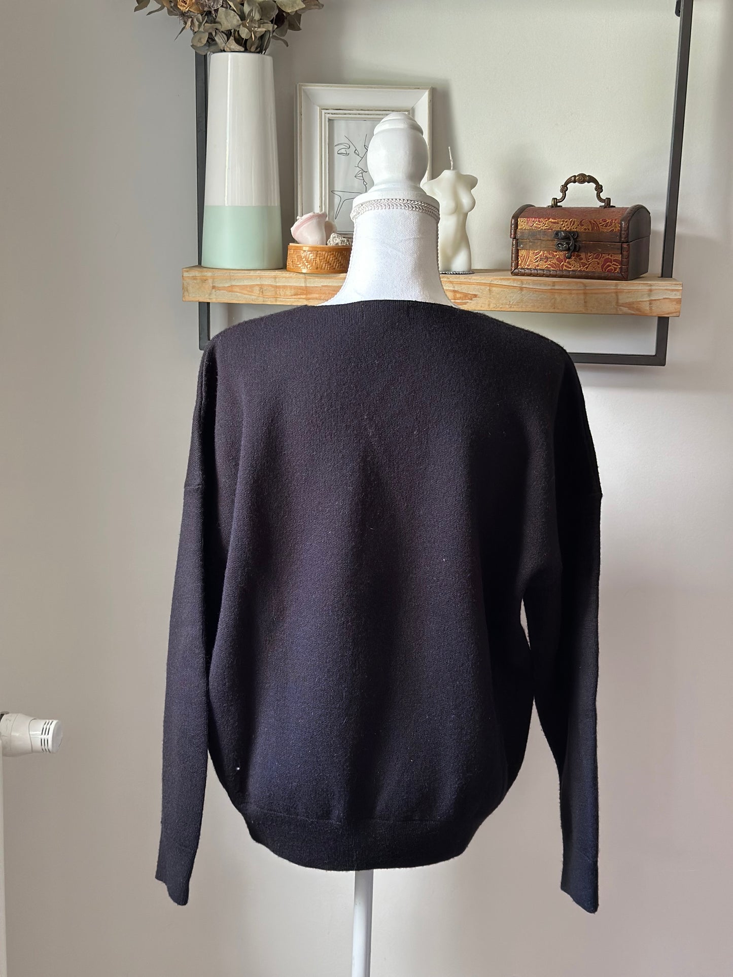 Pull Suncoo imprimé colorée modèle Pasco rose Icone oversize T.40