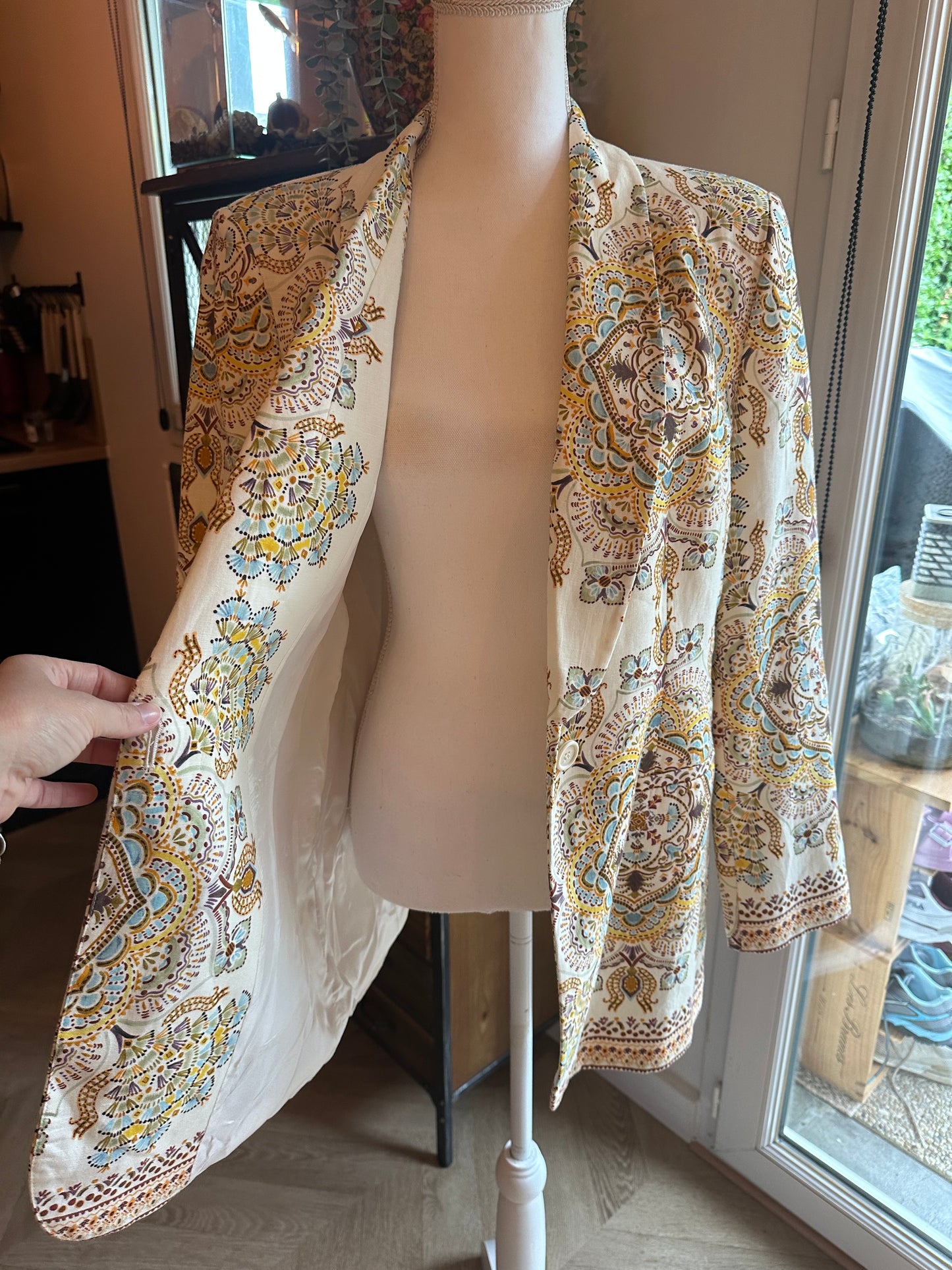 Veste imprimé ethnique T.42