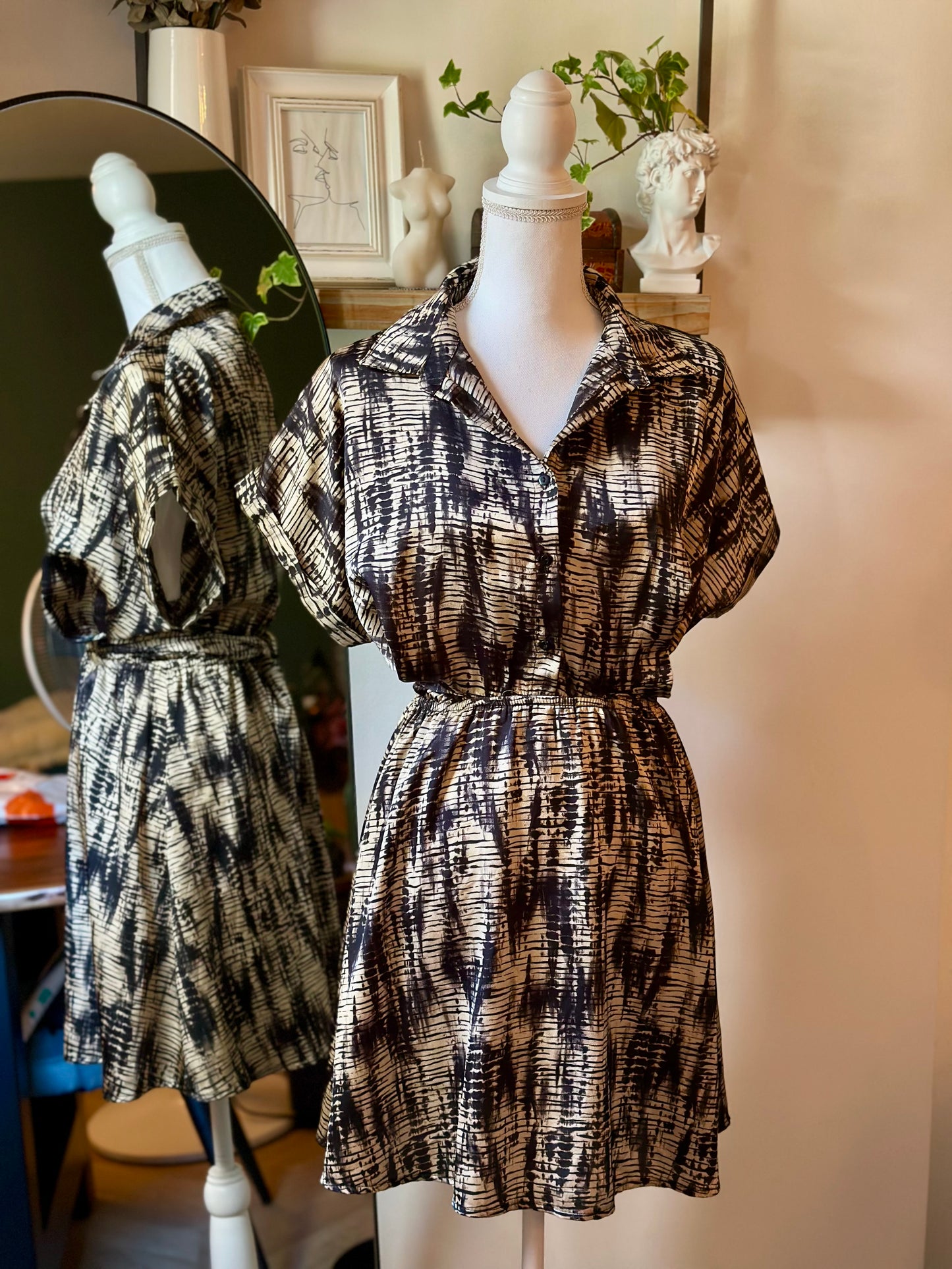 Robe fluide d’été imprimé tie & dye T.U