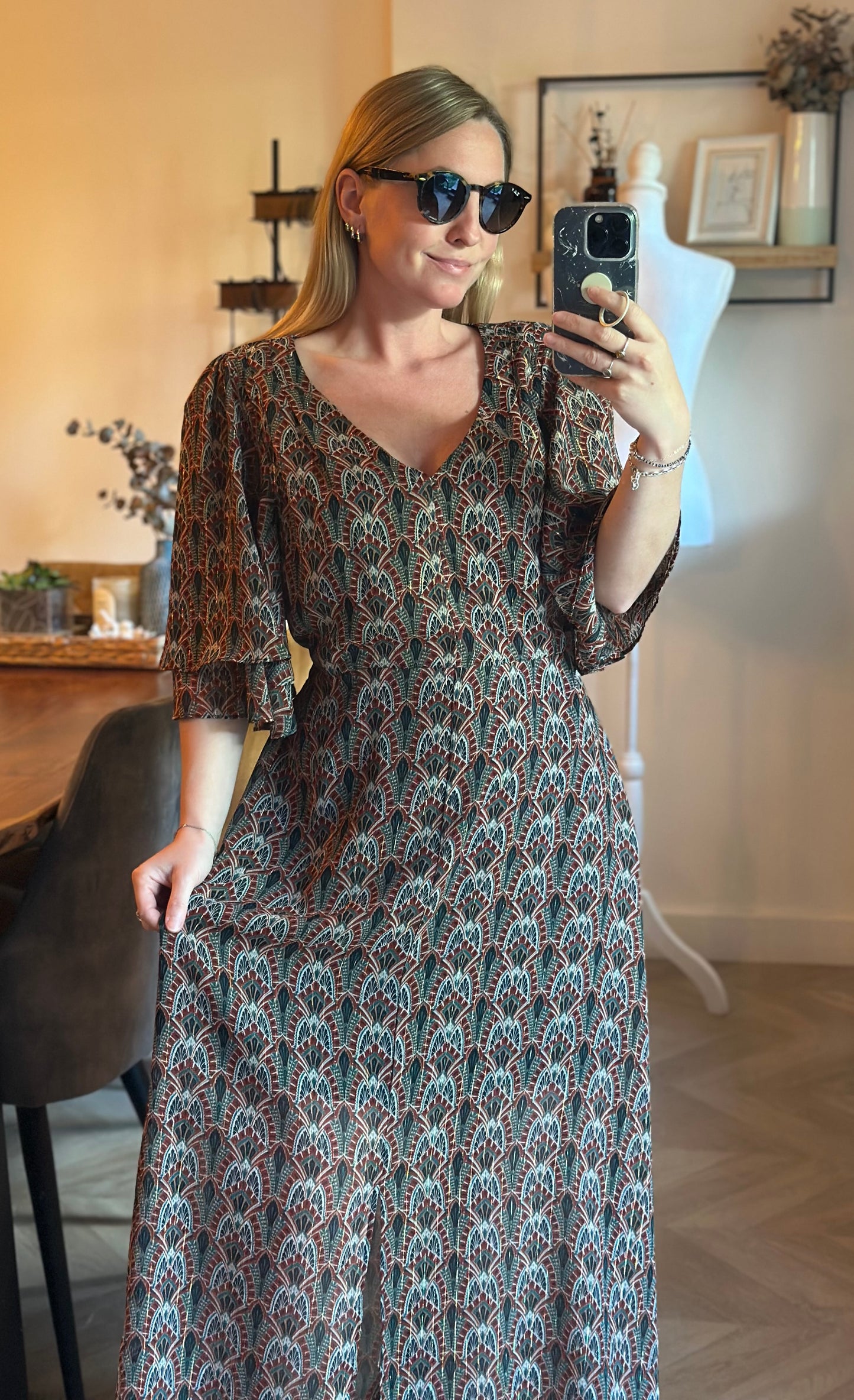 Robe longue imprimée Sinéquanone - taille 40