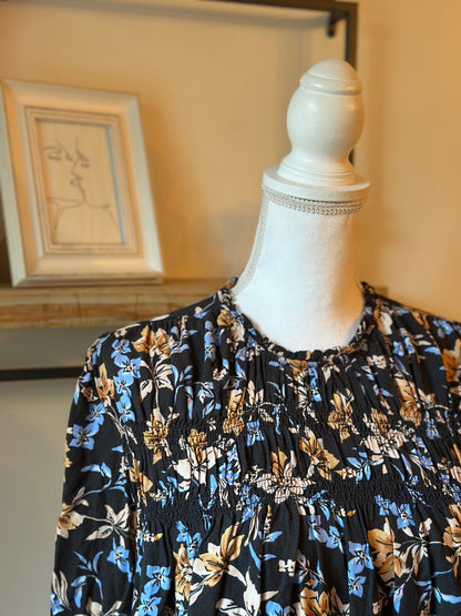 Blouse imprimé fleuri T.40