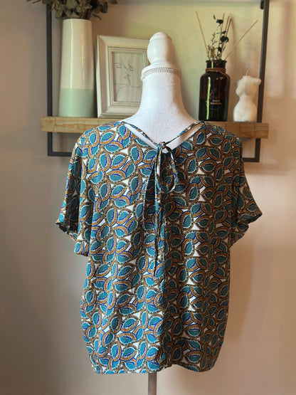 Blouse imprimé graphique T.36