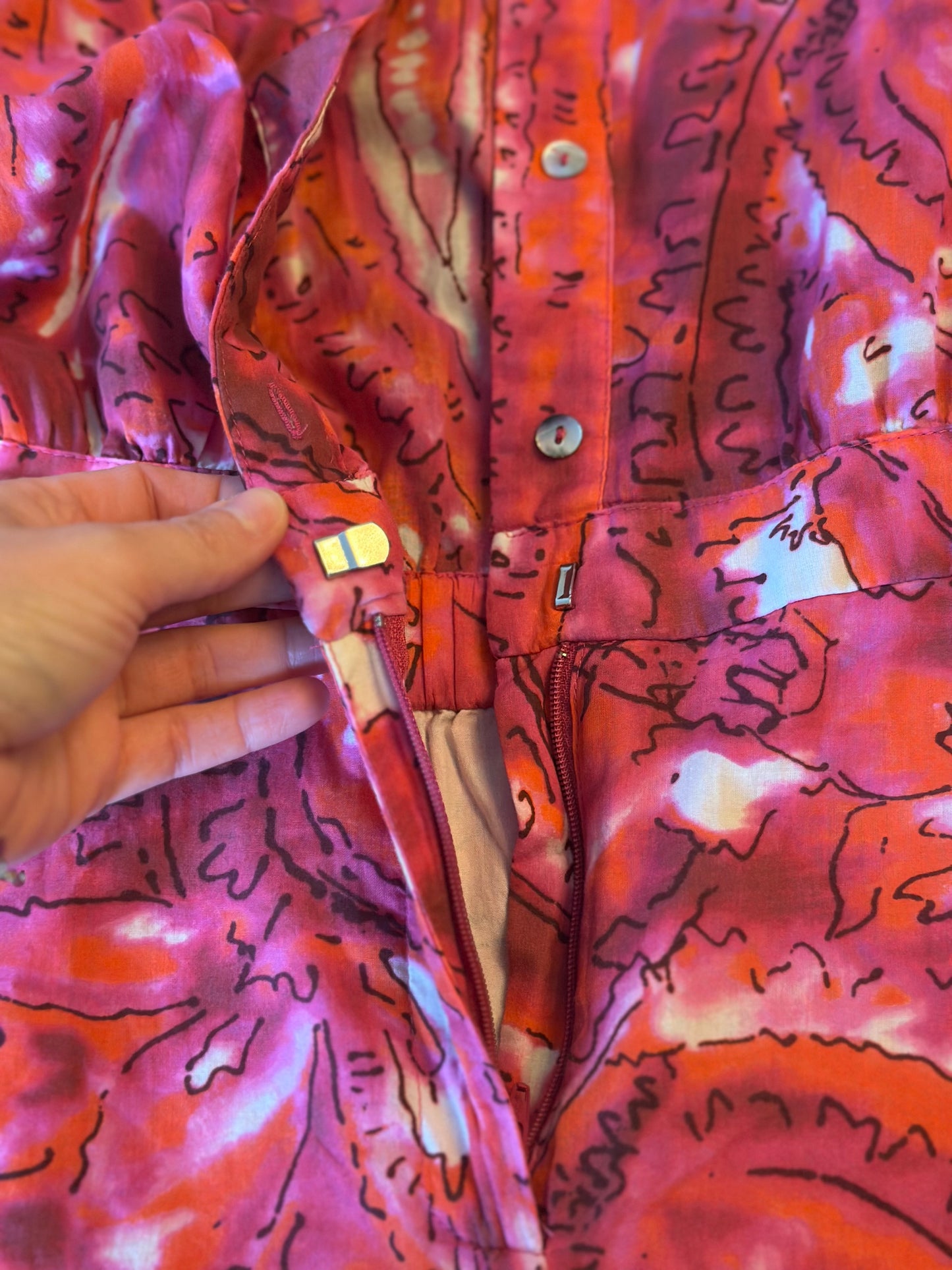 Combishort imprimée paisley T.36