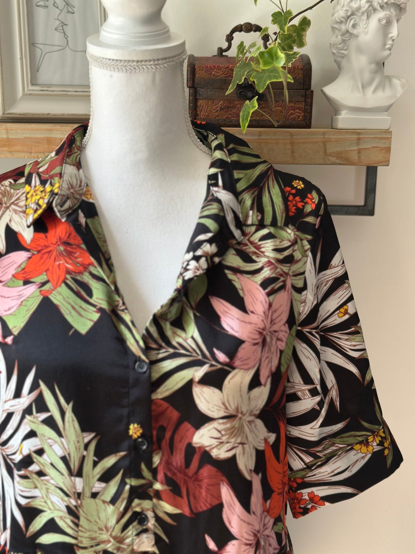 Robe fleurie fluide T.38