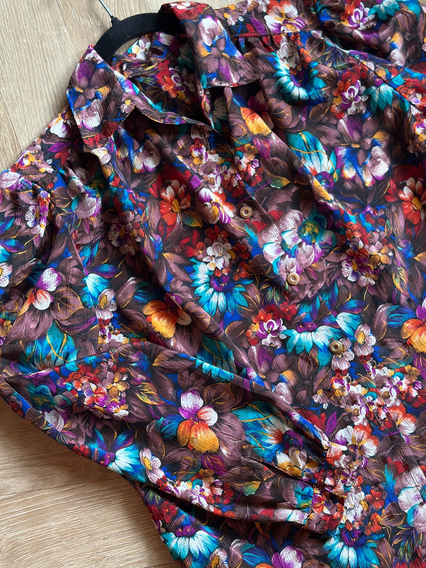 Chemise vintage fleurie fluide – T.U (36 à 44)