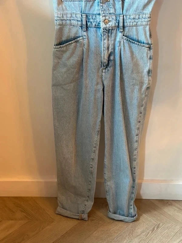 Combinaison jean bleu clair neuf T.34