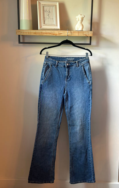 Jean flare denim bleu Eugène T.38