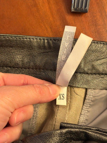 Pantalon effet cuir argenté Imperial – Taille XS