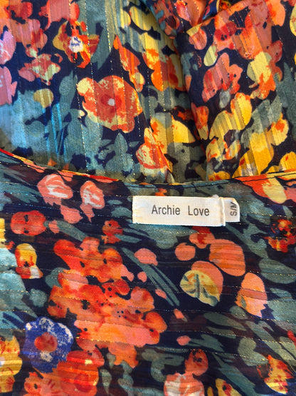 Robe fleurie multicolore T.36/38