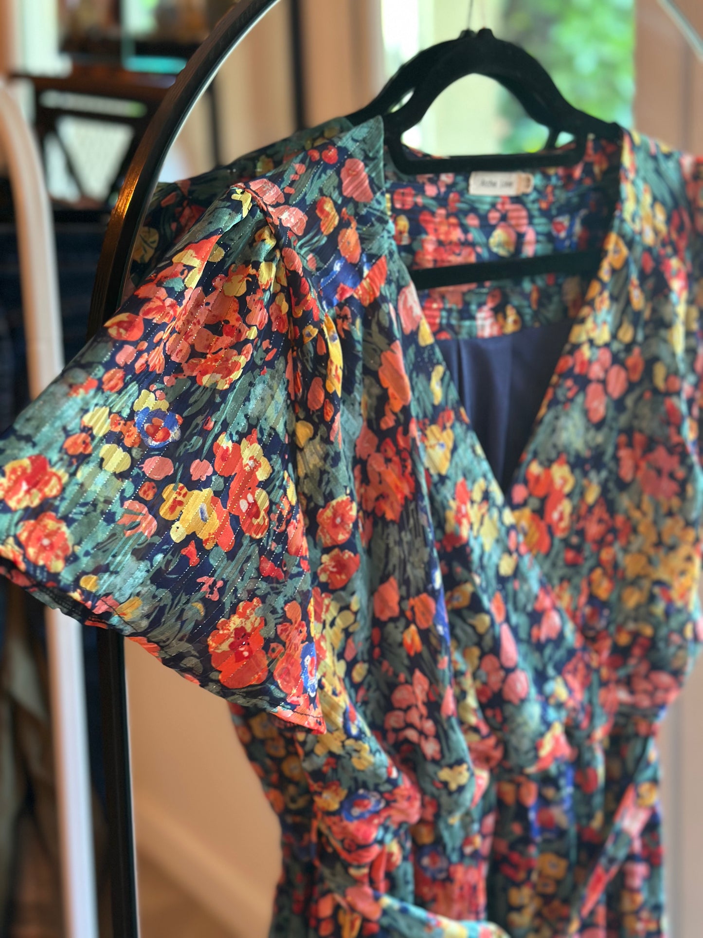 Robe fleurie multicolore T.36/38