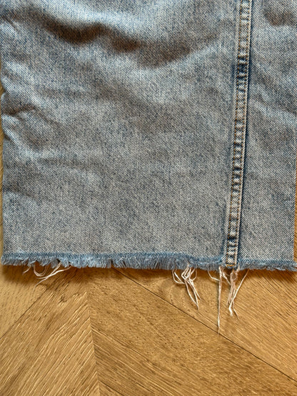Jean bleu clair à jambes larges modèle Culotte, T.38