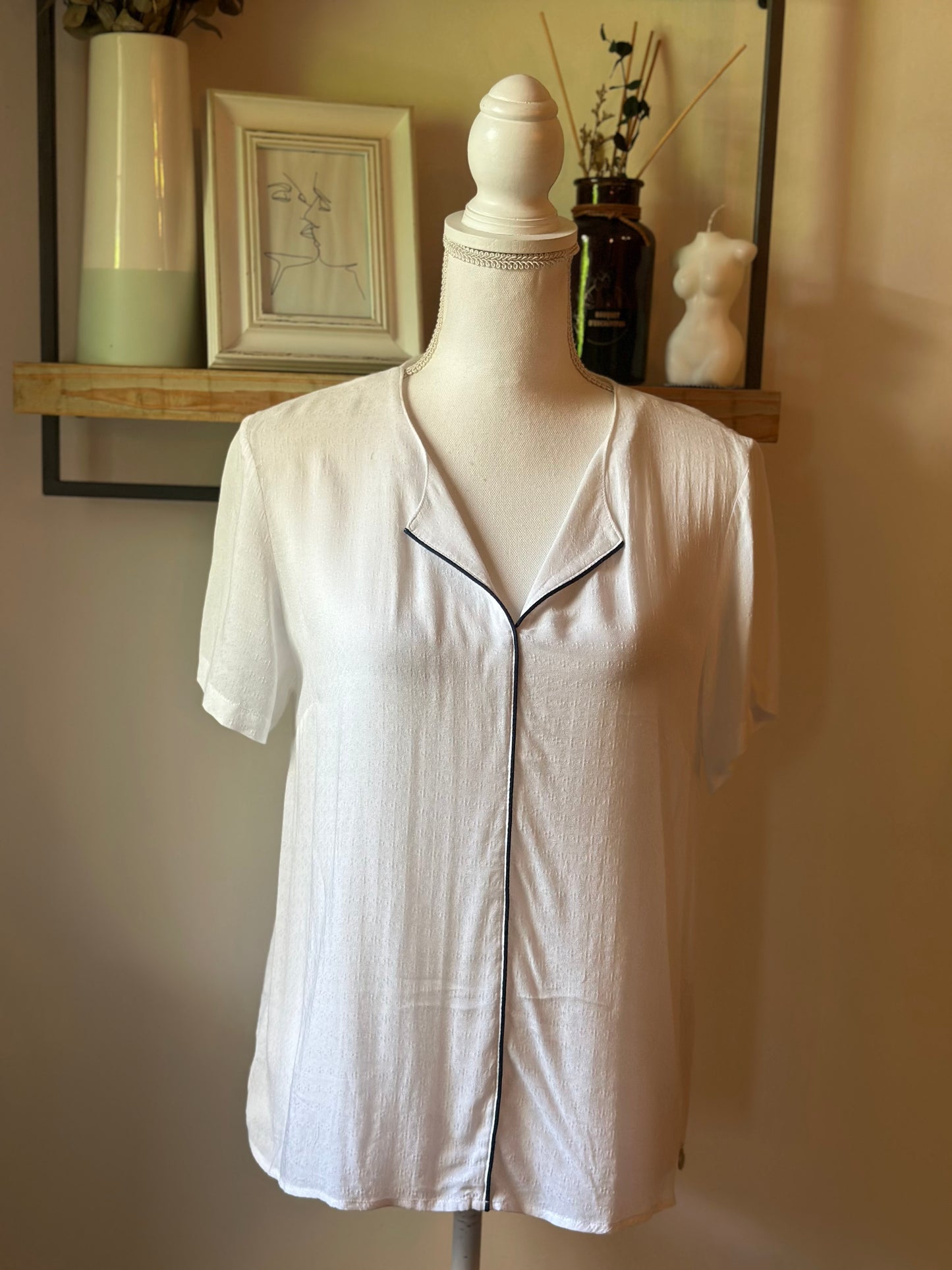 Blouse fluide écrue T.40