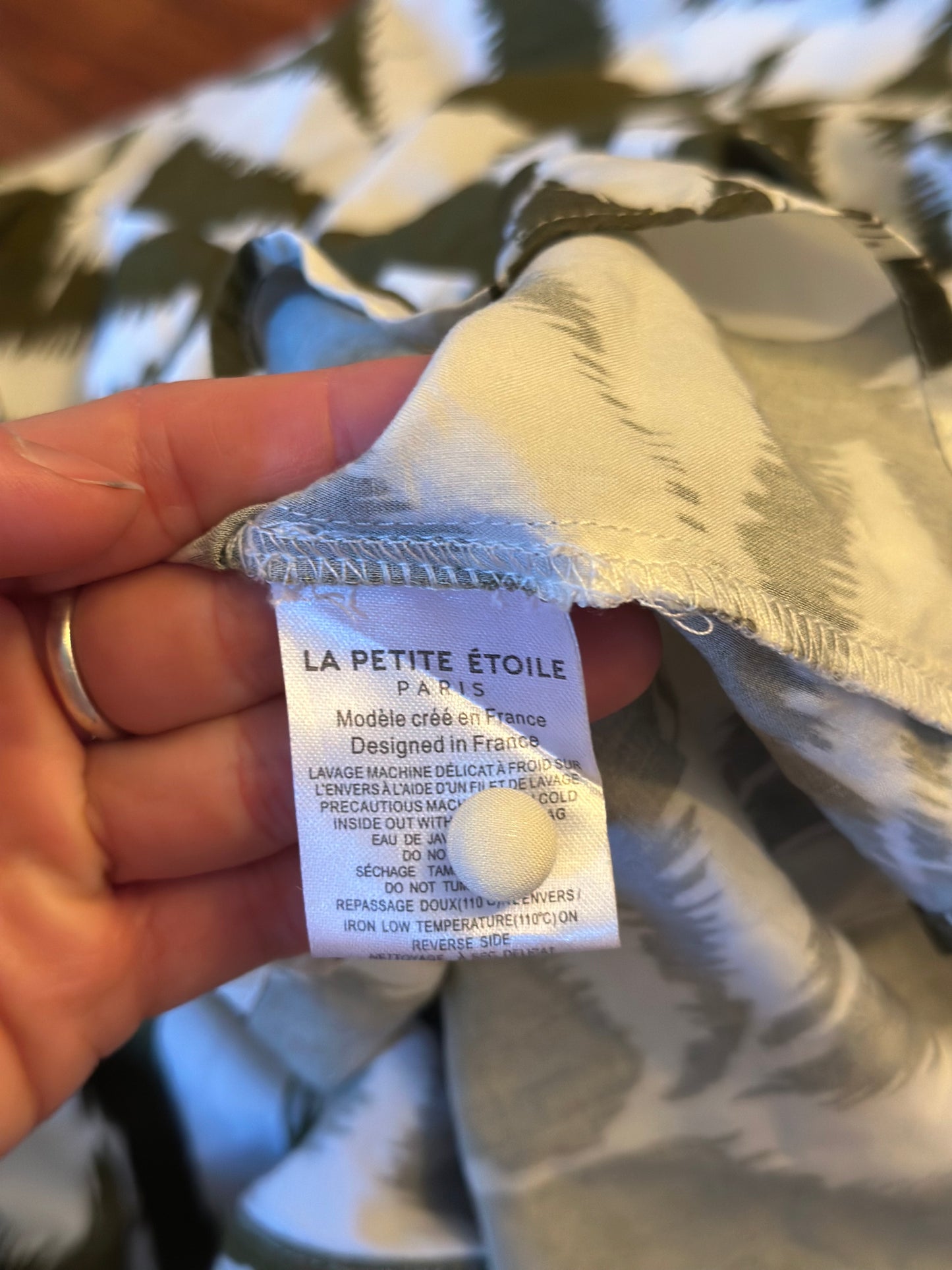 Robe longue motif cachemire modèle Riya T.38