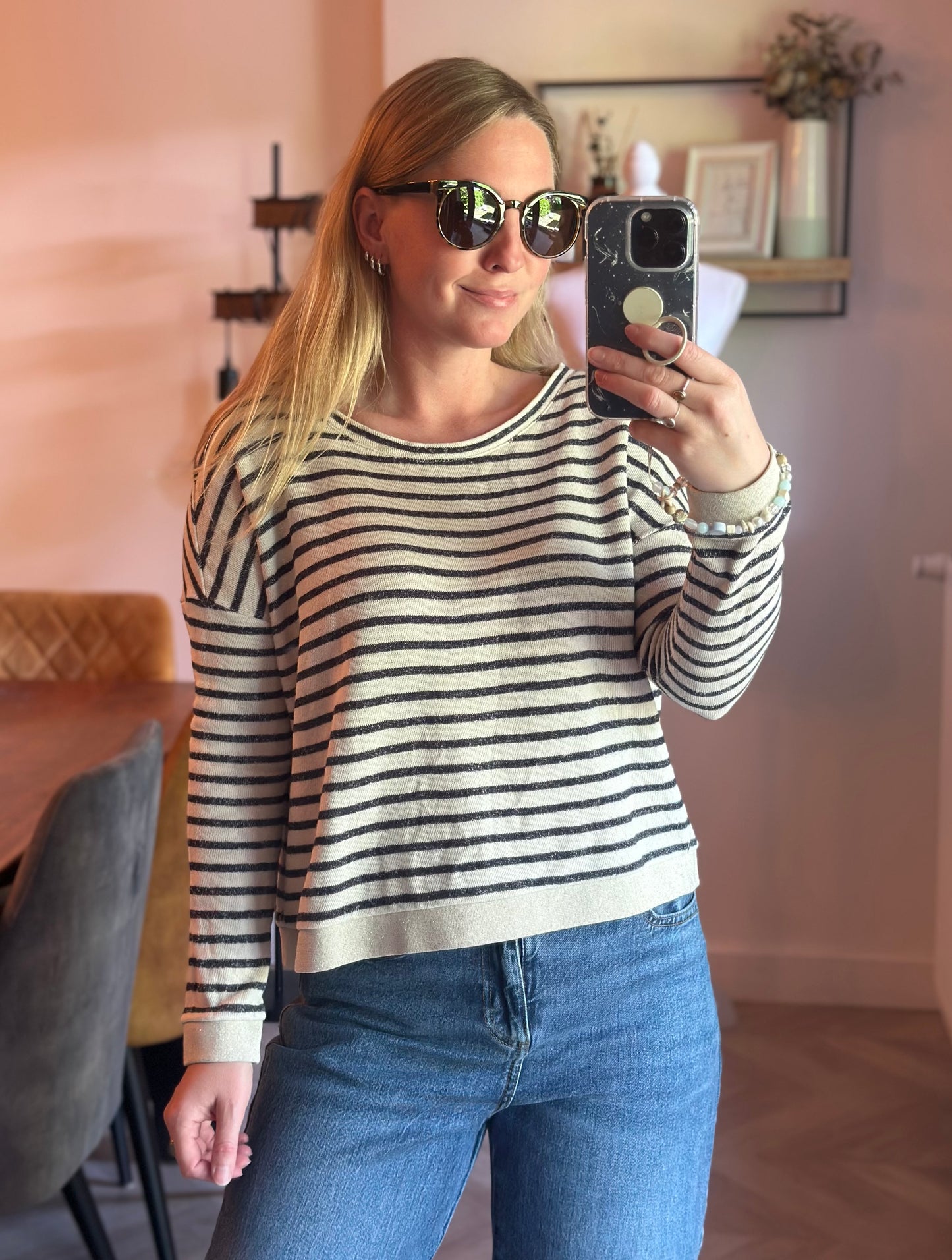 Pull léger marinière Des Petits Hauts modèle Gadsby T.34