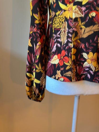 Blouse imprimé tropical T.36