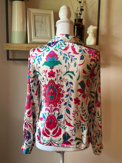 Chemise imprimé floral coloré T.36