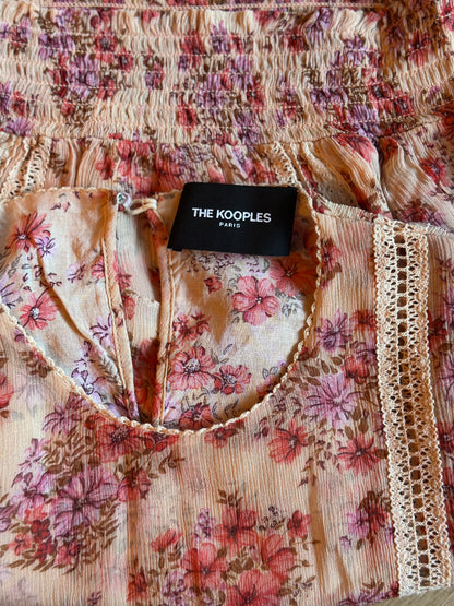 Blouse fleurie en viscose T.34/36