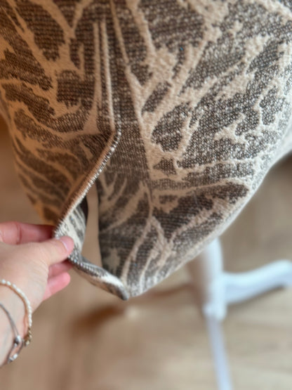 Manteau imprimé feuillage T.38