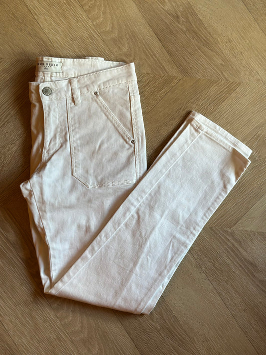 Jean slim blanc IKKS Denim - taille 34