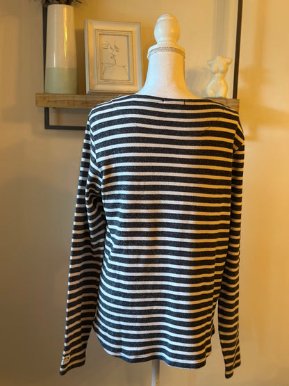 Pull marinière rayé en coton T.38