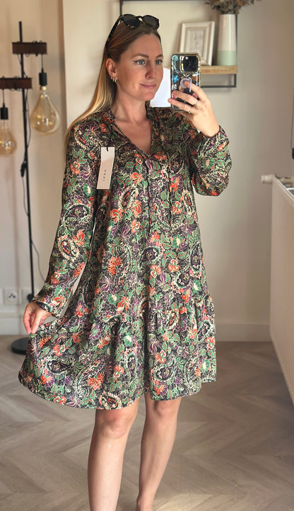 Belle robe fluide et légère à imprimé floral, T.34