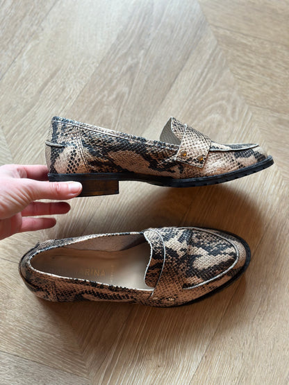 Mocassins imprimé python P.36