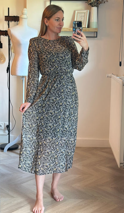 Robe longue imprimé fleuri T.36