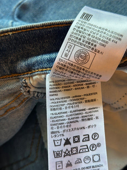 Jean mom denim bleu Levi’s high waisted T.34/36 W25