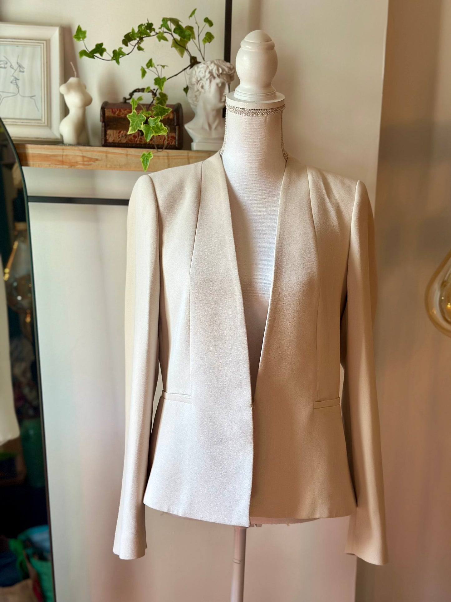 Blazer beige clair T.38