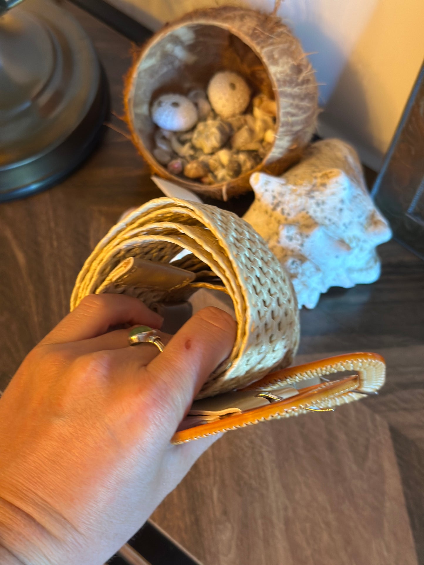 Ceinture bohème tressée – beige ou crème – neuve, ajustable