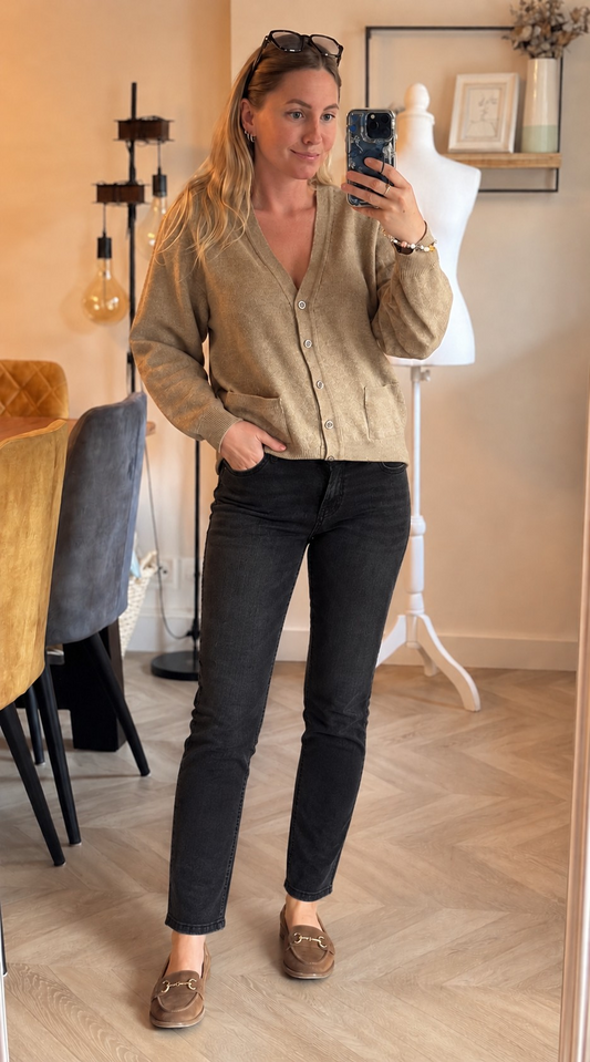 Jean slim noir T.38
