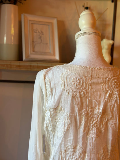 Cardigan dentelle crème T.36/38