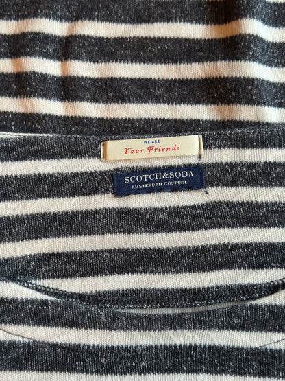 Pull marinière rayé en coton T.38
