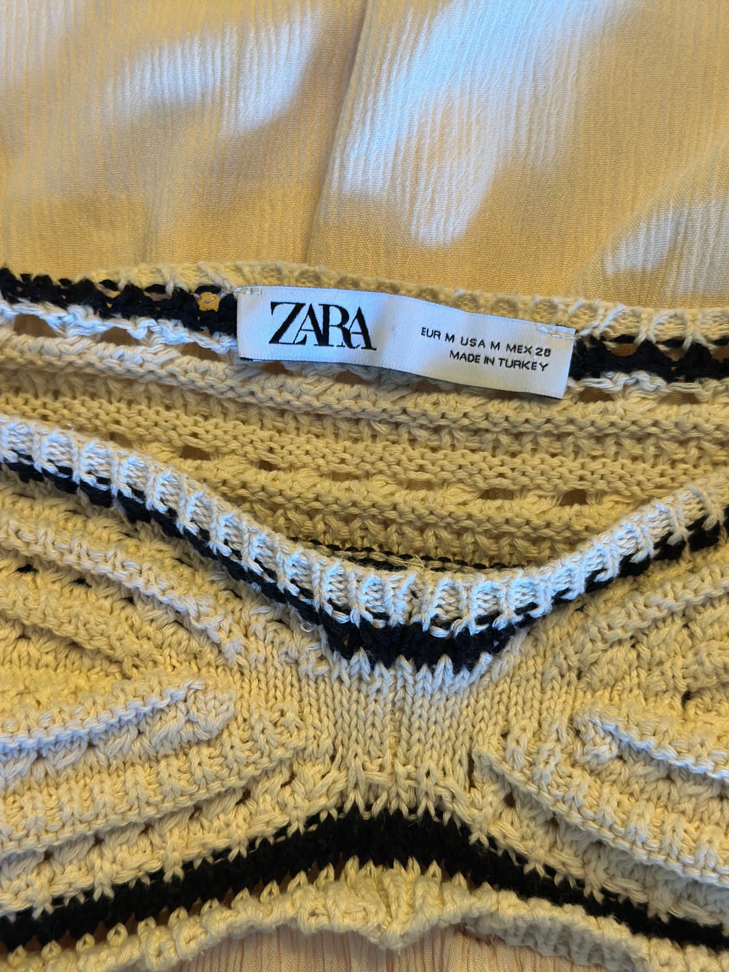 Robe longue fluide écrue détail crochet T.38