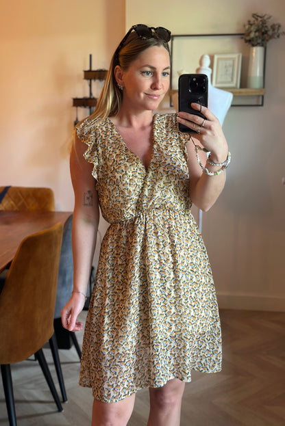 Robe d’été fleurie lurex T.36/38