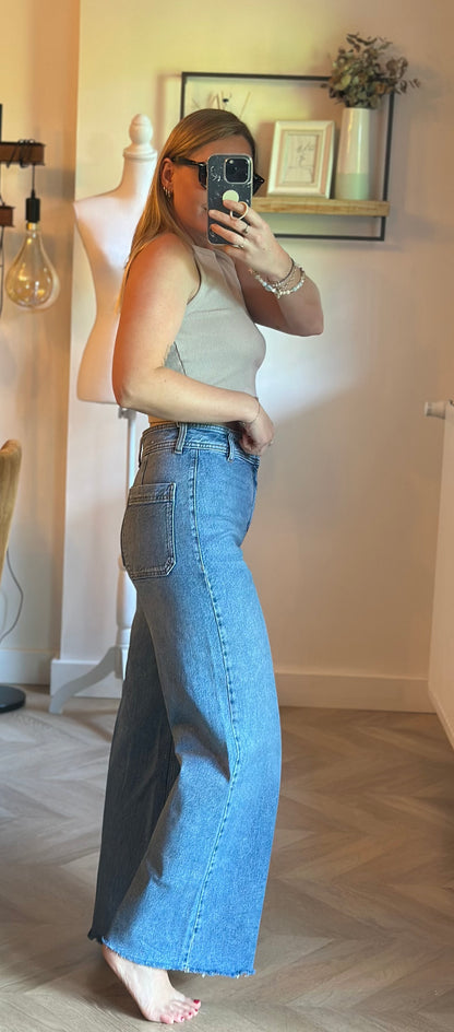 Jean large flare Catherine bleu clair T.36