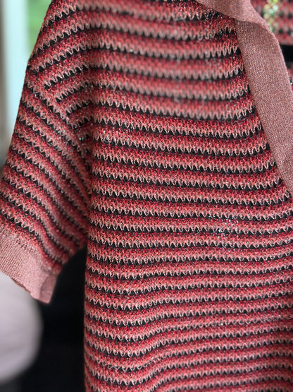 Pull polo pailleté T.38