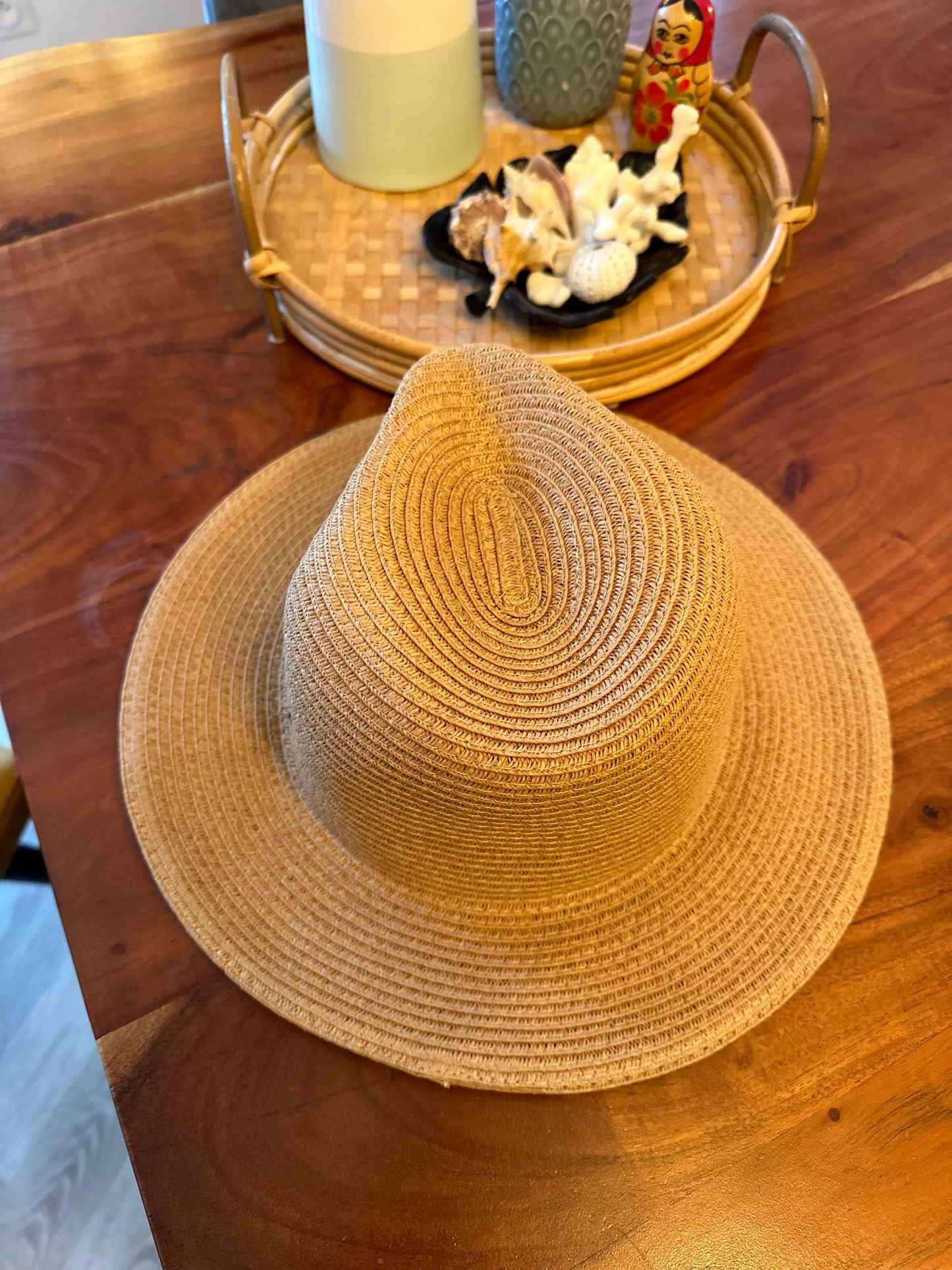 Chapeau de paille unisexe taille unique