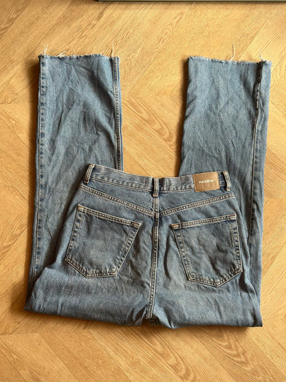 Jean jambes larges 100% coton T.38