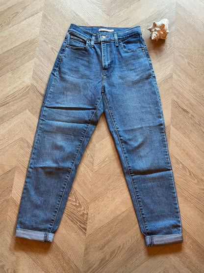 Jean mom denim bleu Levi’s high waisted T.34/36 W25
