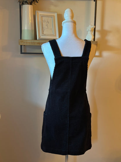 Robe salopette velours noir T.34