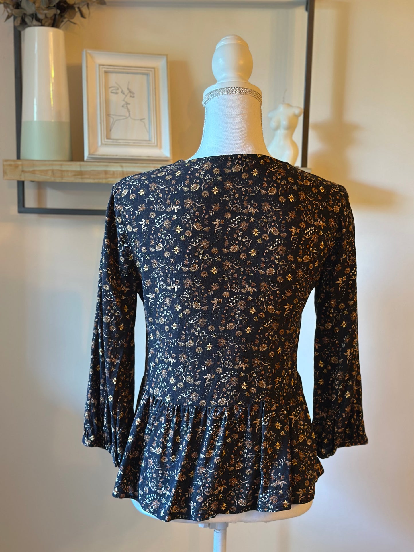 Blouse imprimé floral T.36