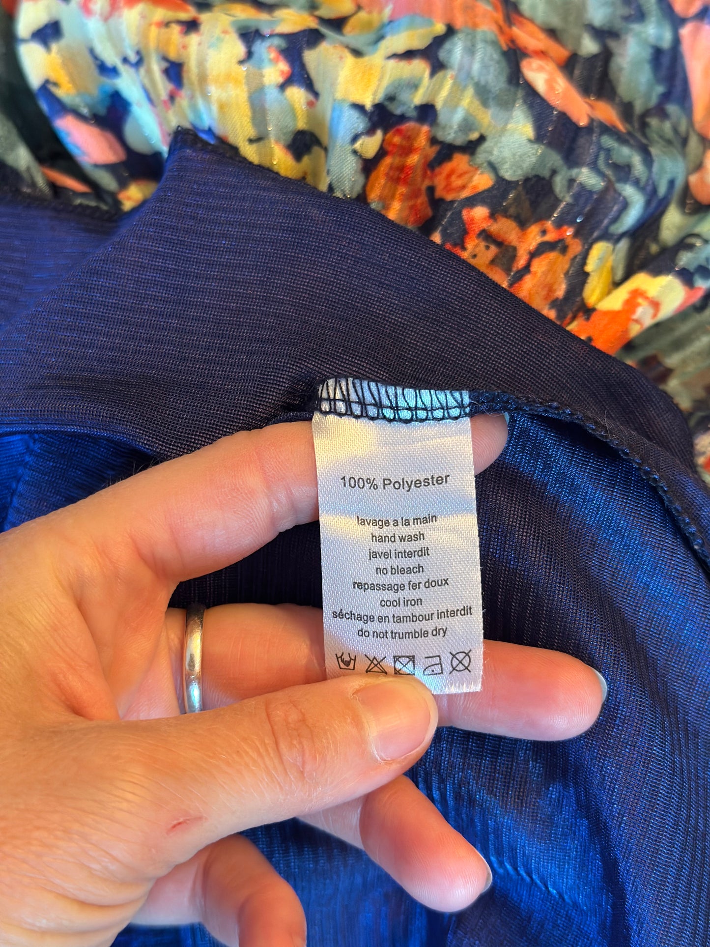 Robe fleurie multicolore T.36/38