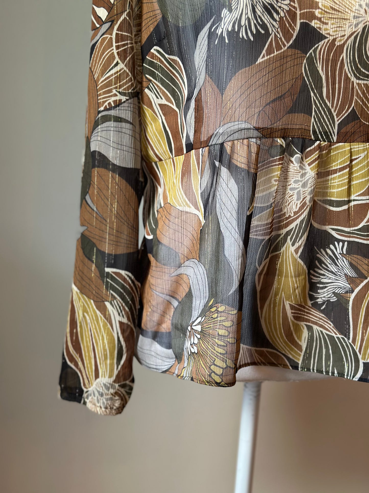 Blouse imprimé floral T.36