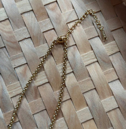 Collier doré en acier inoxydable – pendentifs tendance et colorés